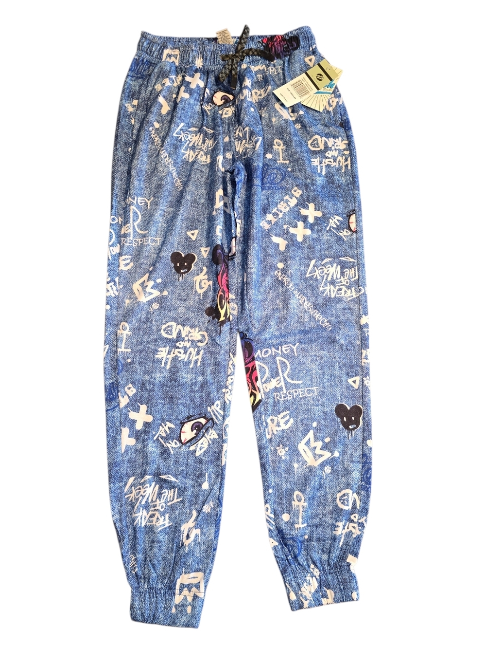 Fresh Prints Men's Medium Joggers Graffiti